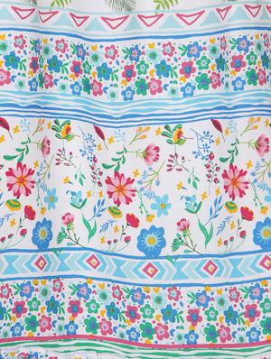 multi cotton frock - 15112419 - Standard Image - 3