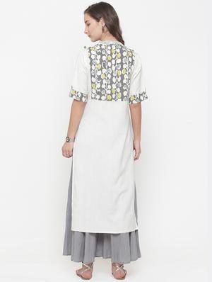 Tassels straight kurta - 15112692 - Standard Image - 3