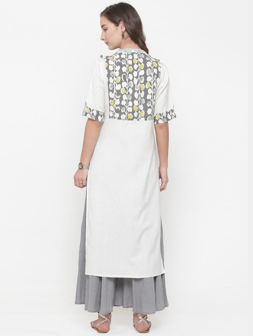 Tassels straight kurta - 15112692 - Zoom Image - 3