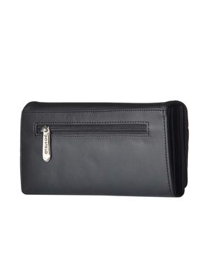 black leatherette (pu) combo handbag - 15112755 - Standard Image - 6