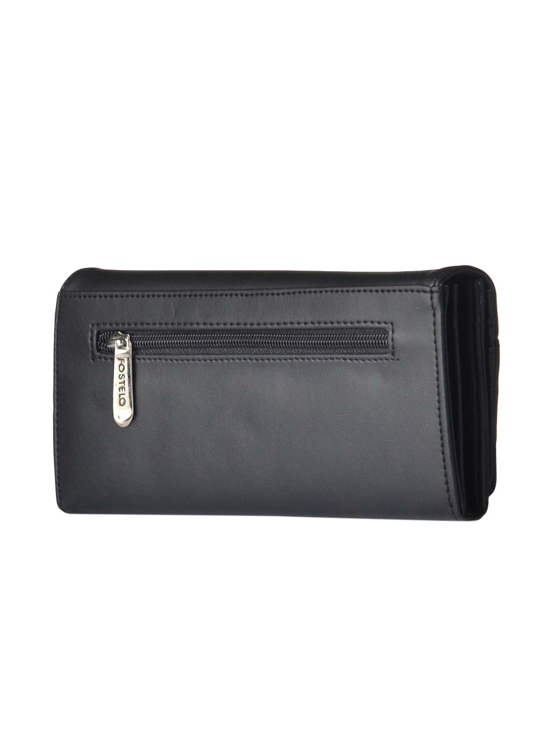 black leatherette (pu) combo handbag - 15112755 - Zoom Image - 6