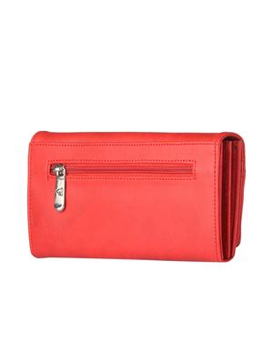 maroon leatherette (pu) combo handbag - 15112757 - Standard Image - 6