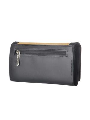 blue leatherette (pu) combo handbag - 15112821 - Standard Image - 6