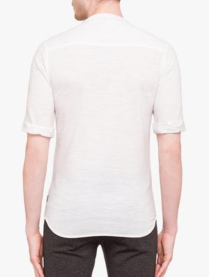 white cotton tshirt - 15113409 - Standard Image - 3
