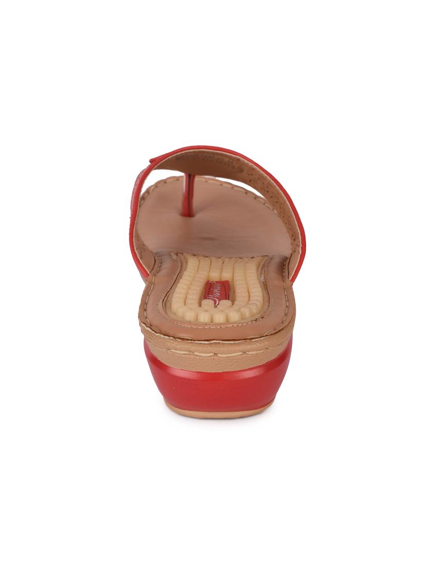 red toe separator sandal - 15113694 - Zoom Image - 3