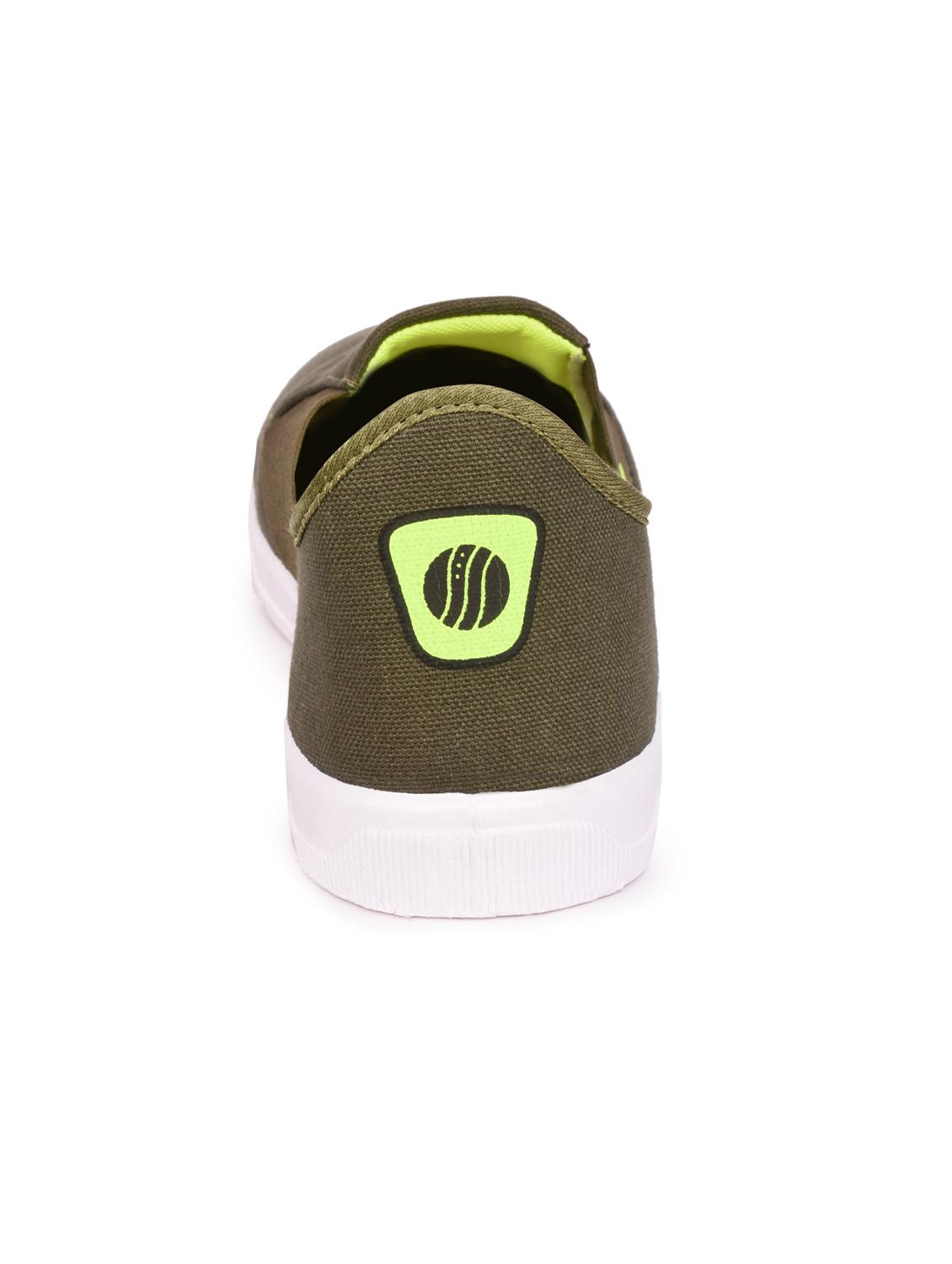 green Canvas casual slipon - 15113851 - Zoom Image - 3