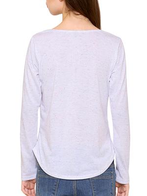 white solid asymmetric top - 15114166 - Standard Image - 3