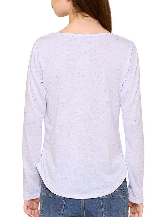 white solid asymmetric top - 15114166 - Zoom Image - 3
