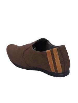 brown synthetic slip on sneakers - 15114894 - Standard Image - 3