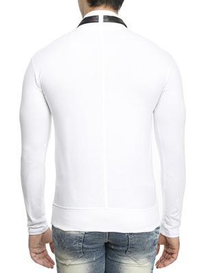 white cotton t-shirt - 15115266 - Standard Image - 3