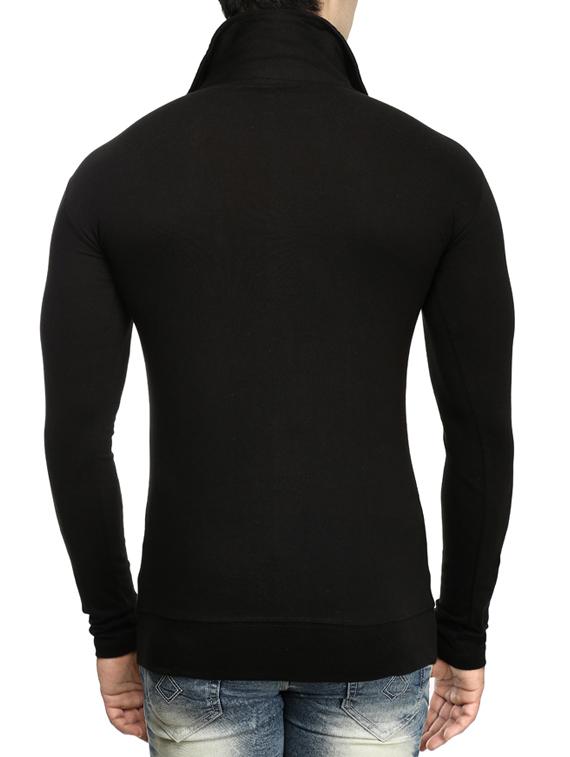 black cotton t-shirt - 15115274 - Zoom Image - 3
