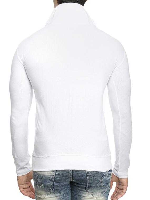 white cotton t-shirt - 15115275 - Zoom Image - 3
