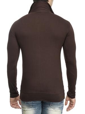 brown cotton t-shirt - 15115278 - Standard Image - 3