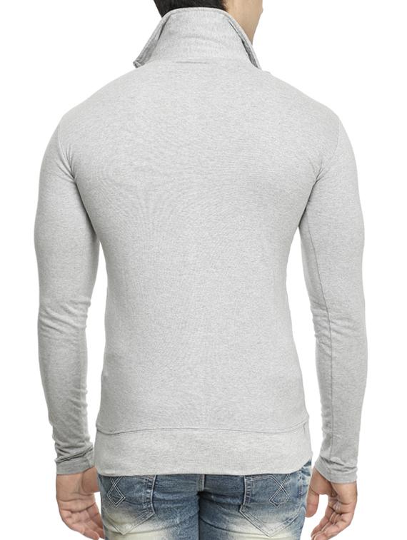 grey cotton t-shirt - 15115279 - Zoom Image - 3