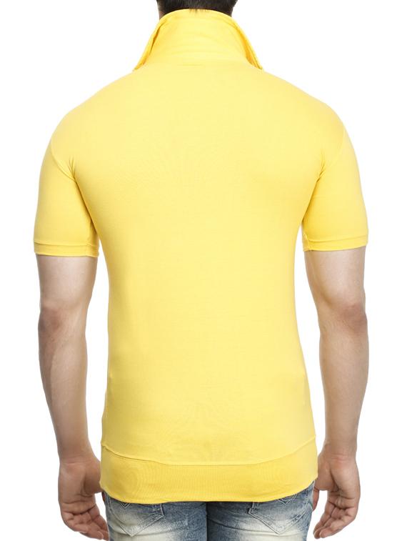 yellow cotton t-shirt - 15115286 - Zoom Image - 3