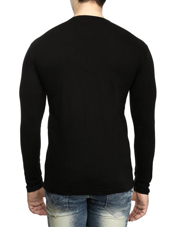 black cotton t-shirt - 15115287 - Zoom Image - 3
