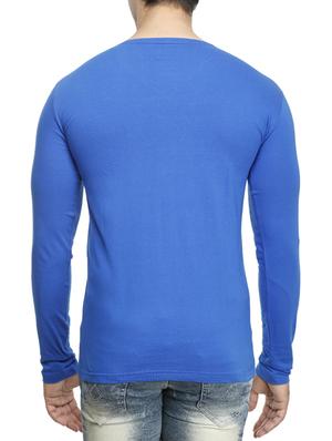 blue cotton t-shirt - 15115290 - Standard Image - 3