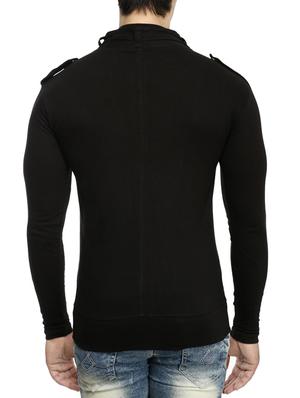 black cotton t-shirt - 15115294 - Standard Image - 3