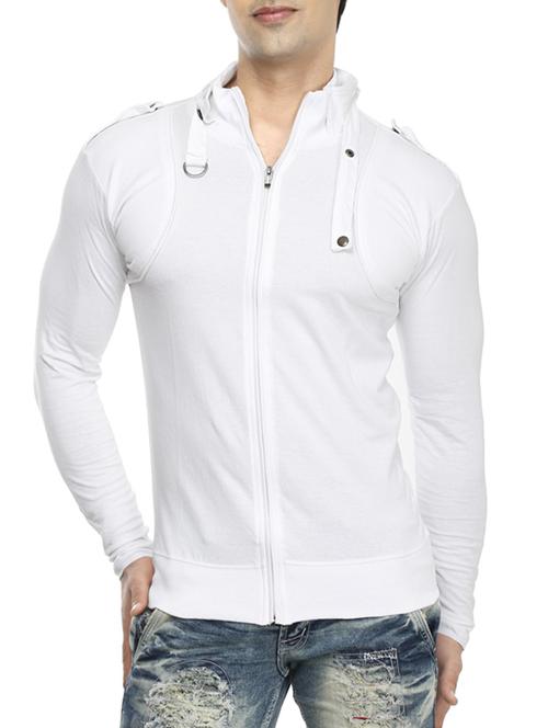 white cotton t-shirt - 15115295 - Standard Image - 1