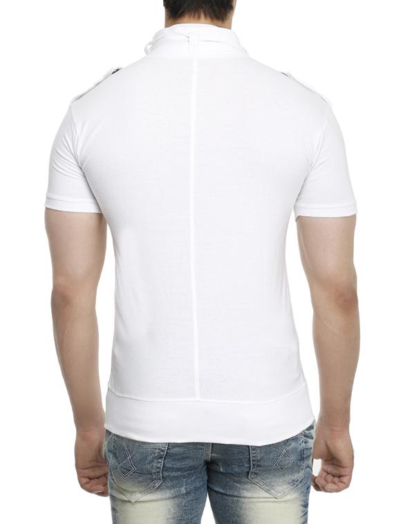 white cotton t-shirt - 15115302 - Zoom Image - 3
