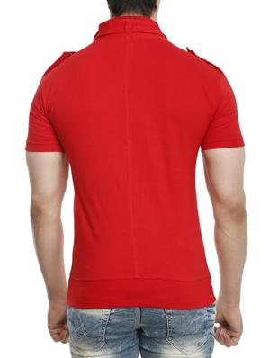 red cotton t-shirt - 15115303 - Standard Image - 3