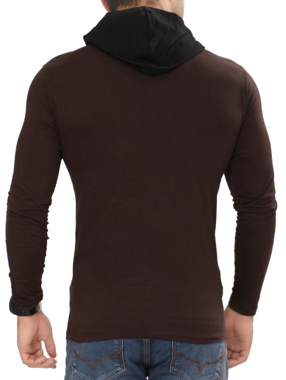 brown cotton pocket t-shirt - 15115312 - Zoom Image - 3