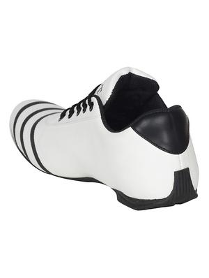 white leatherette sport shoe - 15115666 - Standard Image - 3