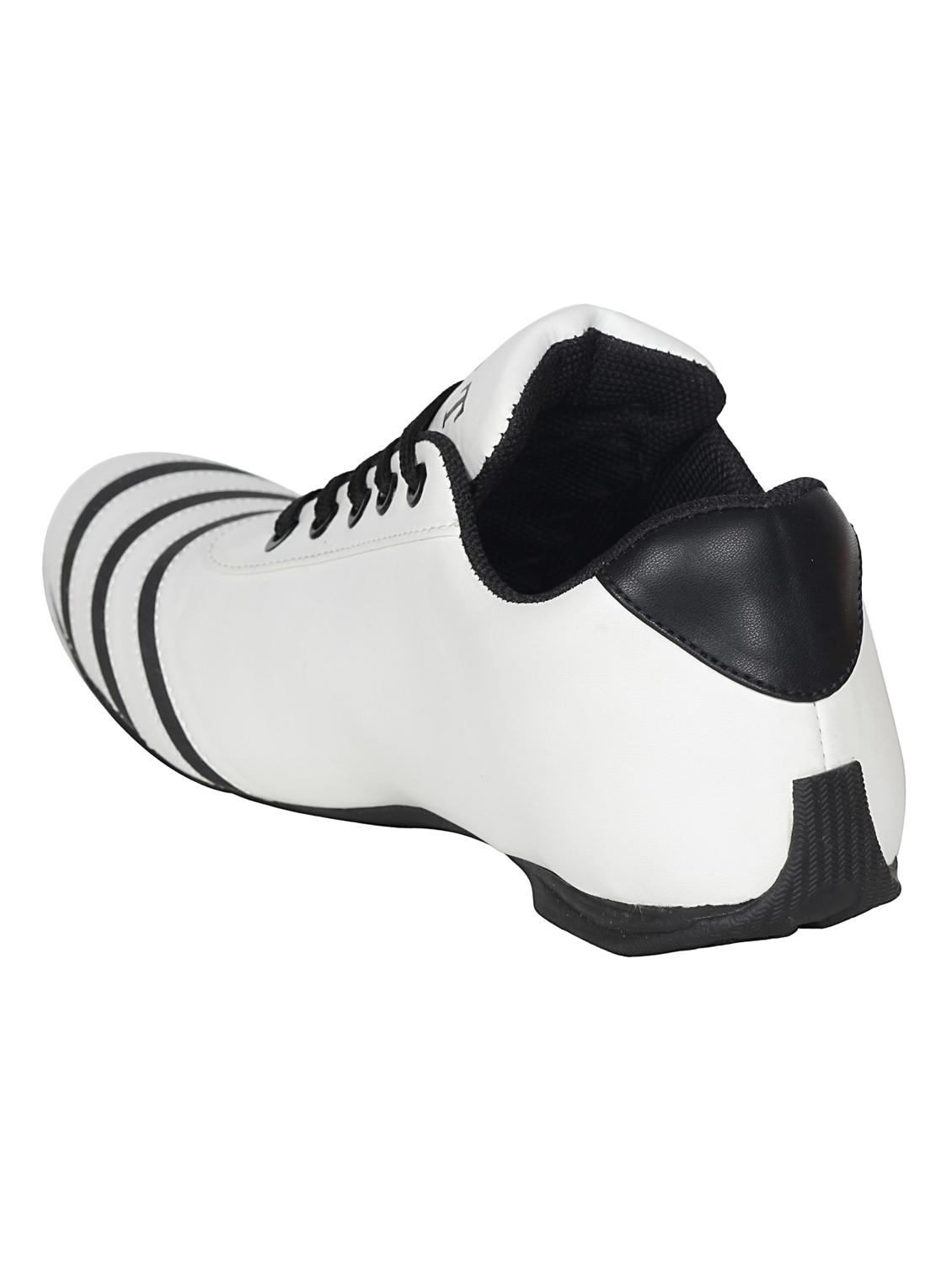white leatherette sport shoe - 15115666 - Zoom Image - 3