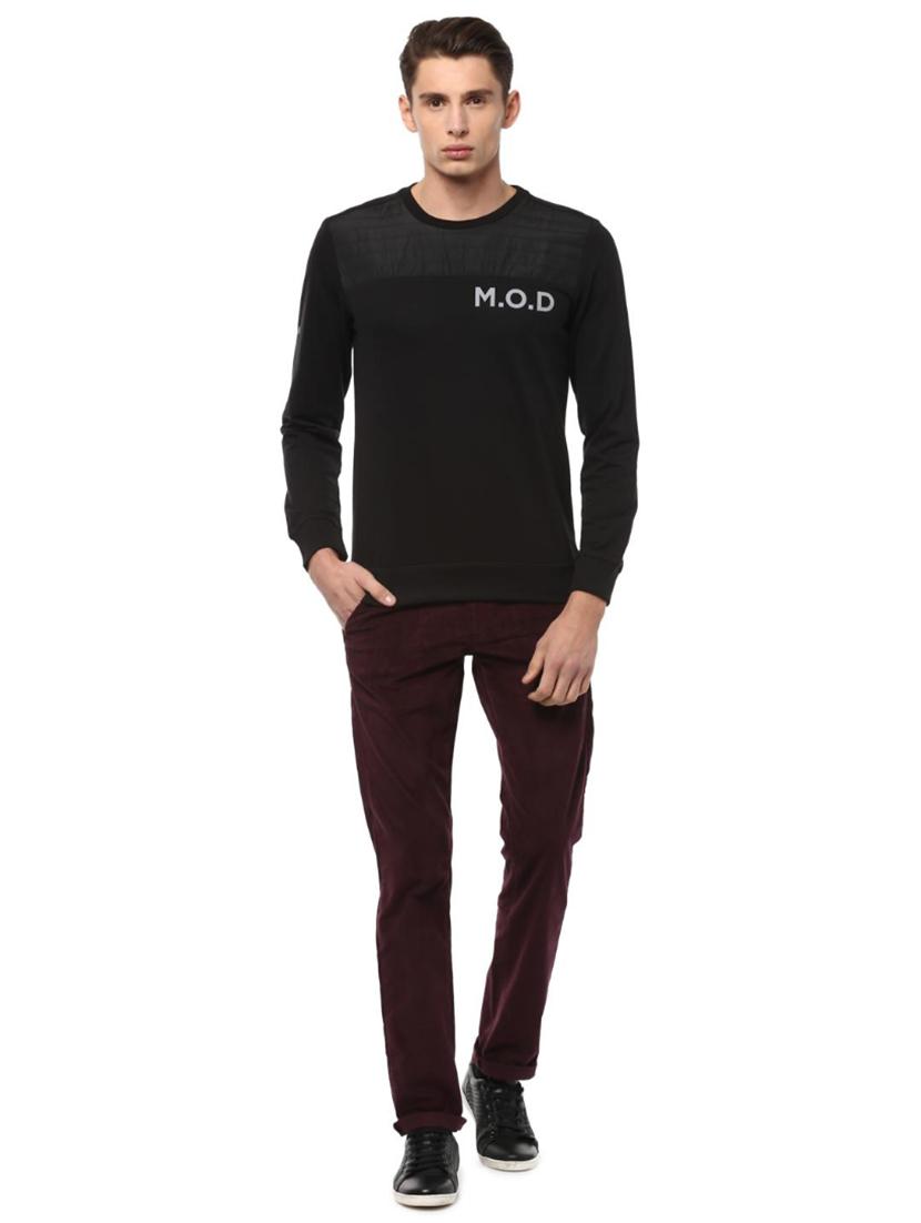 maroon cotton chinos - 15116051 - Zoom Image - 3