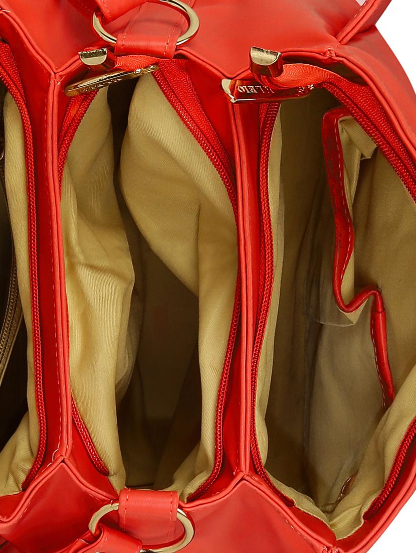 red leatherette regular sling bag - 15116763 - Zoom Image - 3