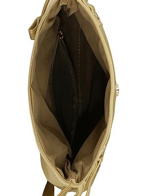 gold leatherette regular sling bag - 15116774 - Standard Image - 3