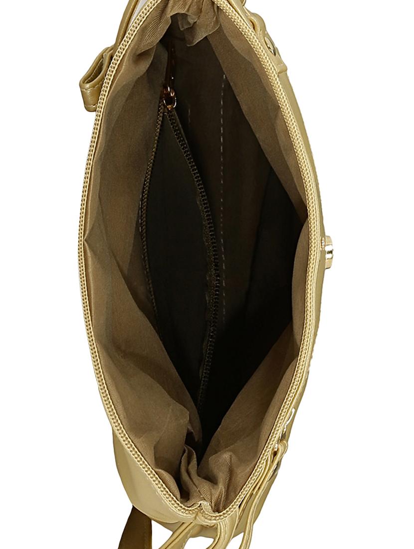 gold leatherette regular sling bag - 15116774 - Zoom Image - 3