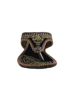 black ethnic sandal - 15116783 - Standard Image - 3