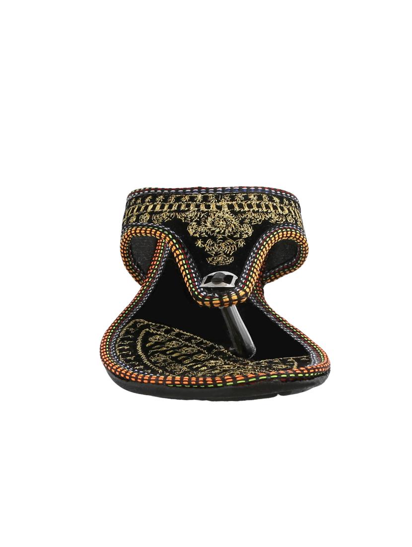 black ethnic sandal - 15116783 - Zoom Image - 3