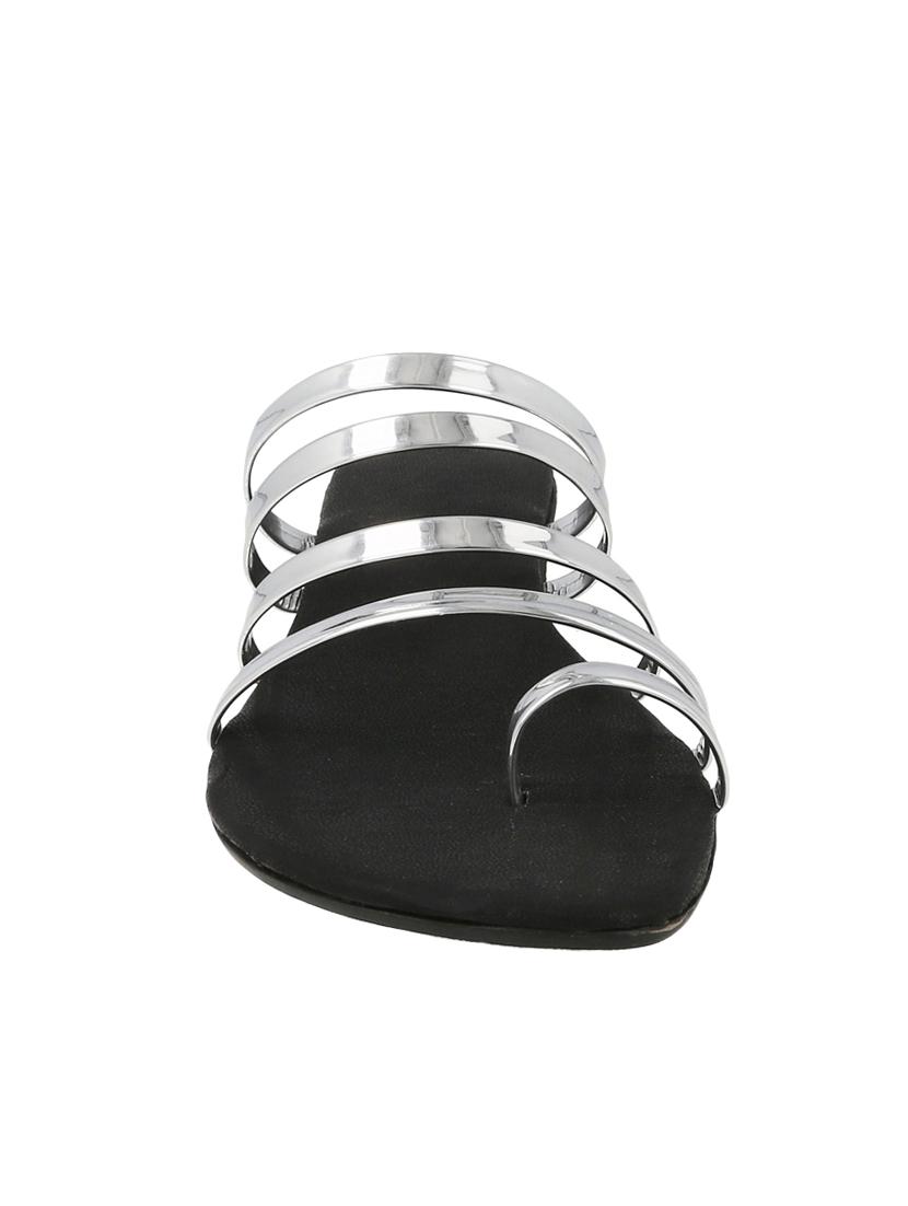 silver one toe wedge - 15116791 - Zoom Image - 3