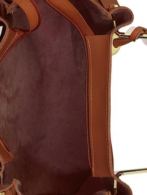 tan leatherette regular tote - 15117135 - Standard Image - 3