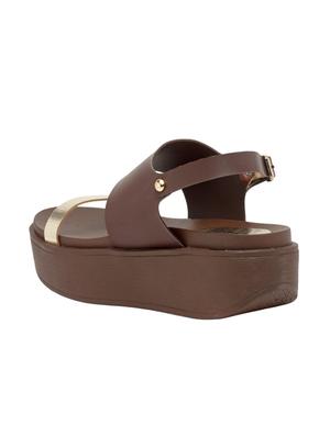 brown back strap wedge - 15117298 - Standard Image - 3