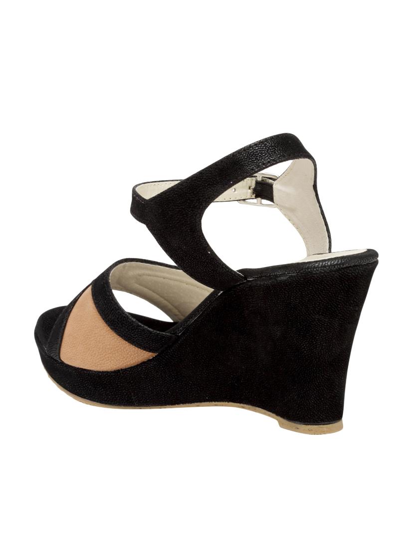 black ankle strap wedge - 15117315 - Zoom Image - 3