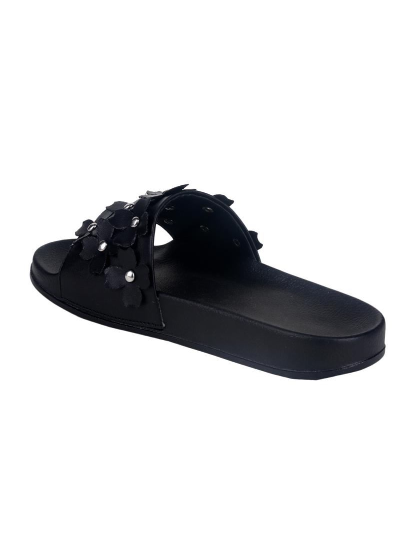 black pu slides - 15118165 - Zoom Image - 3