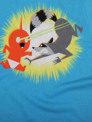 blue polyester tshirt - 15118195 - Standard Image - 3
