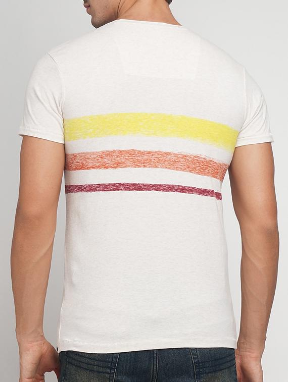 white cotton t-shirt - 15118501 - Zoom Image - 3