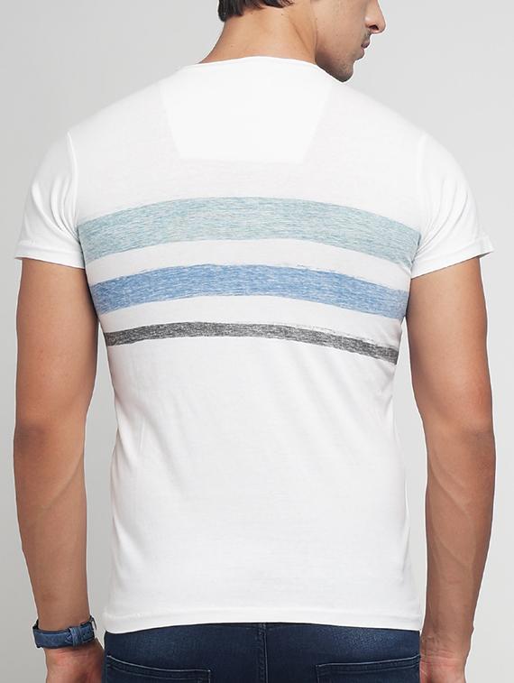 white cotton t-shirt - 15118502 - Zoom Image - 3