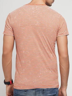 orange cotton pocket t-shirt - 15118529 - Standard Image - 3