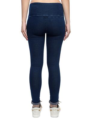 dark blue denim jeggings - 15118699 - Standard Image - 3