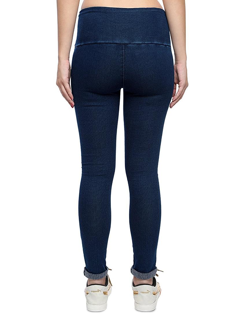 dark blue denim jeggings - 15118699 - Zoom Image - 3