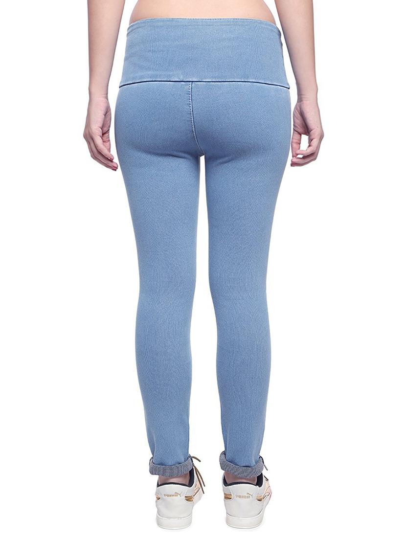 light blue denim jeggings - 15118700 - Zoom Image - 3