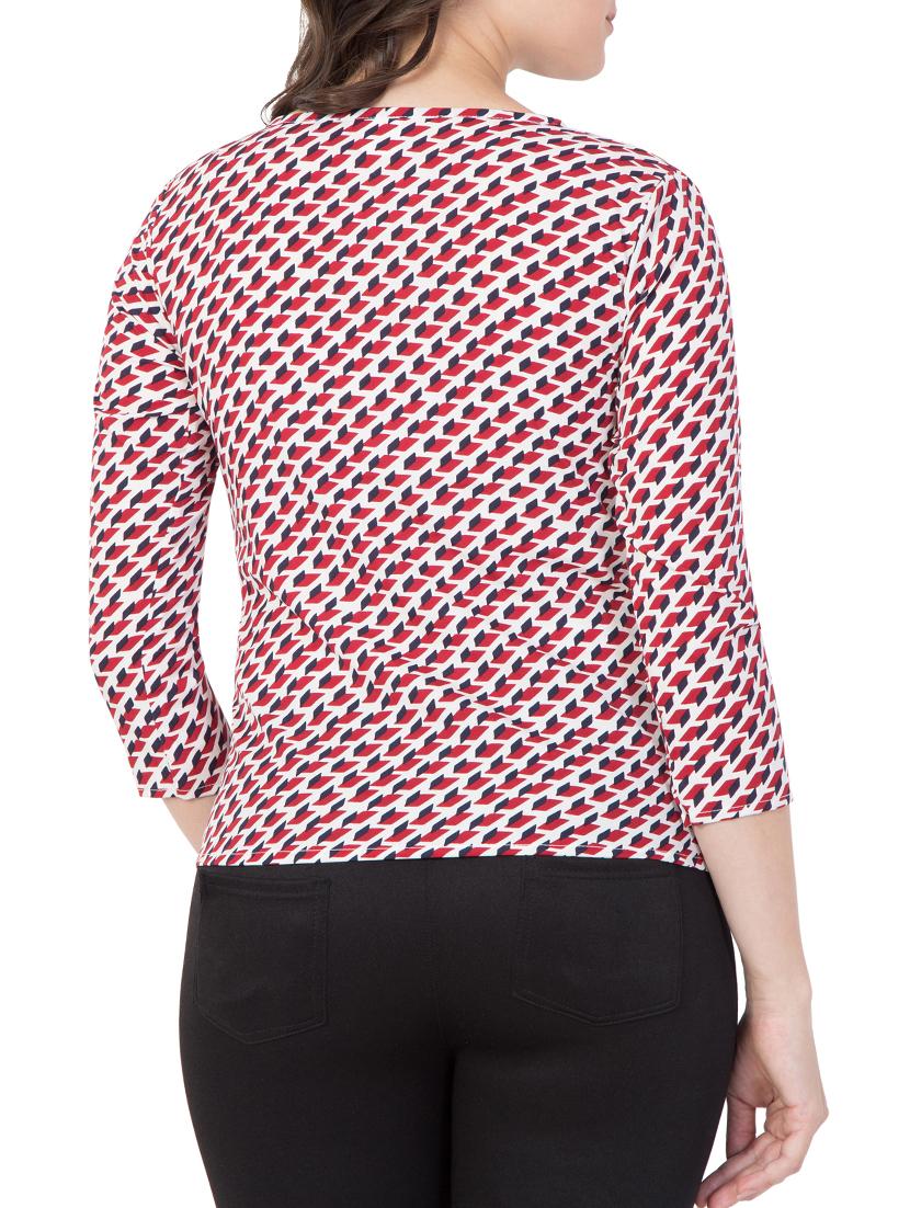 red printed top - 15119022 - Zoom Image - 3
