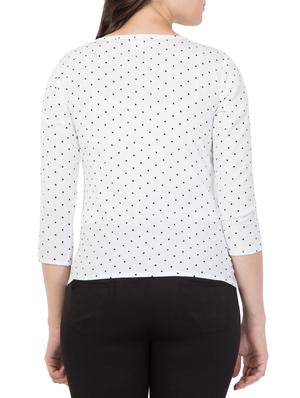 White Polka-Dot top - 15119024 - Standard Image - 3