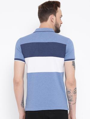 blue cotton polo t-shirt - 15119070 - Standard Image - 3