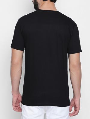 black cotton character t-shirt - 15120898 - Standard Image - 3